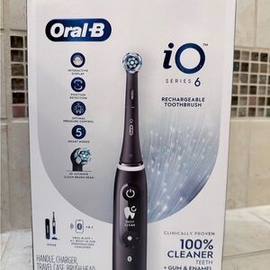Oral-B iO Series 6 Black Rechargeable Toothbrush